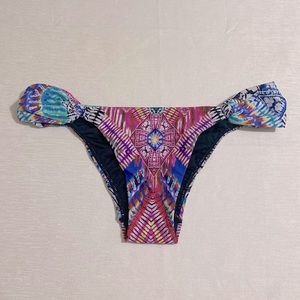 PILYQ Women's Hindi Fanned Teeny Bikini Bottom Size M